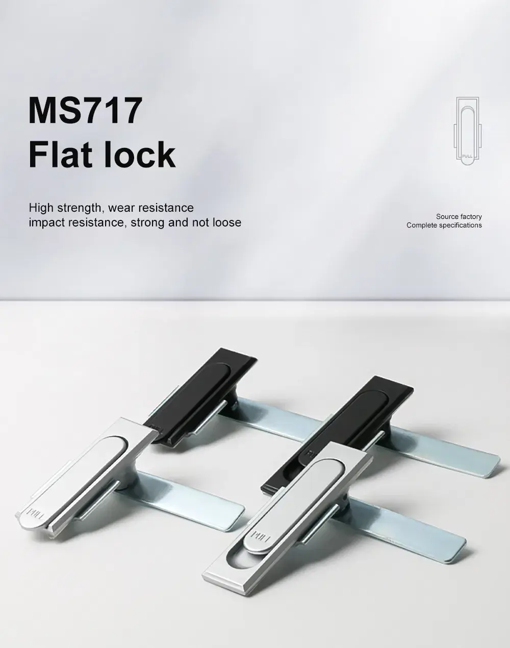 Concealed Distribution Box Cabinet Flat Lock