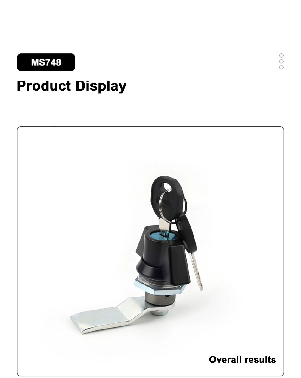 Cylindrical Locks For Hardware And Industrial Equipment