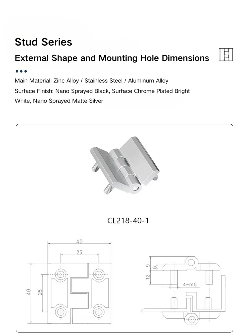 Hardware Industrial Hinges